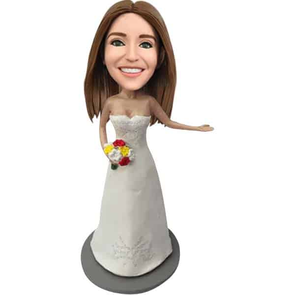 Bride Bobblehead Doll