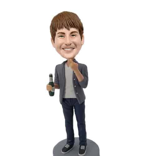 Custom bobbleheads with middle finger