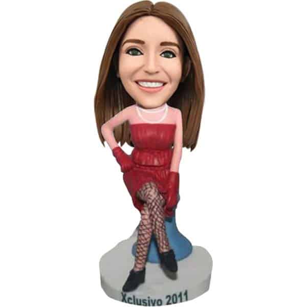 Custom Bobblehead with Net stockings