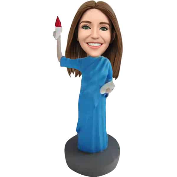 Statue of Liberty bobblehead custom with your face