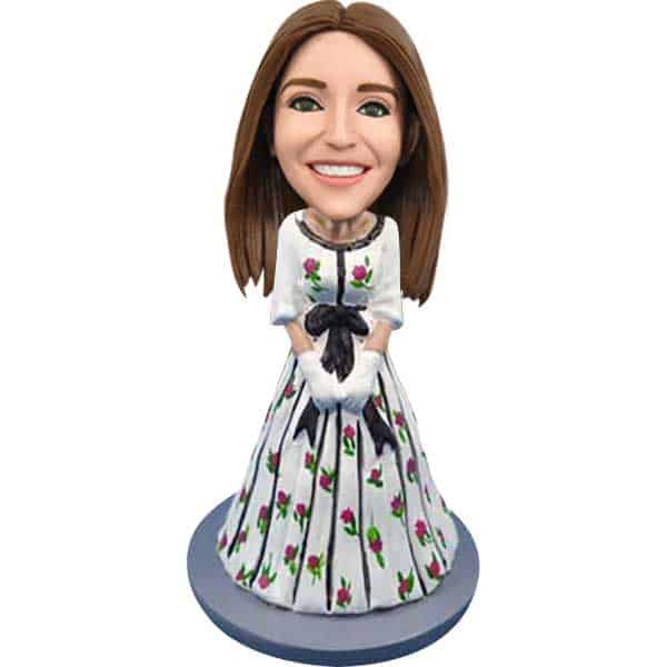 Custom bobbleheads in southern dress