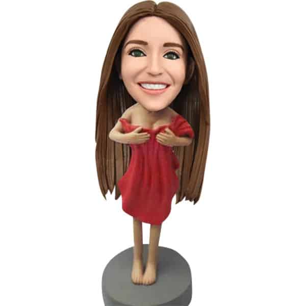 Custom bobbleheads showing big boobs