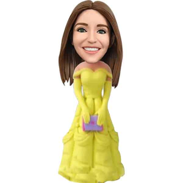 Custom bobbleheads Bella in Beauty and the Beast