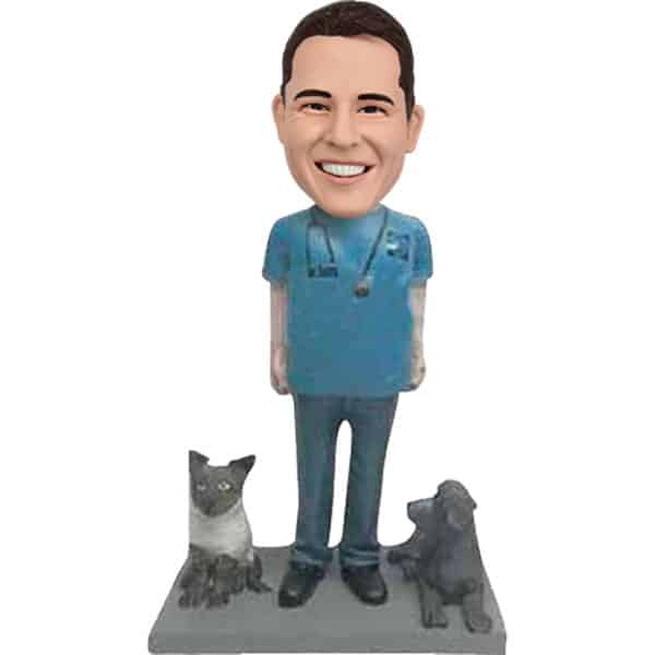 Male Veterinarian Bobblehead