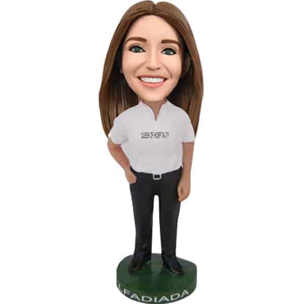 Female chef bobblehead dolls