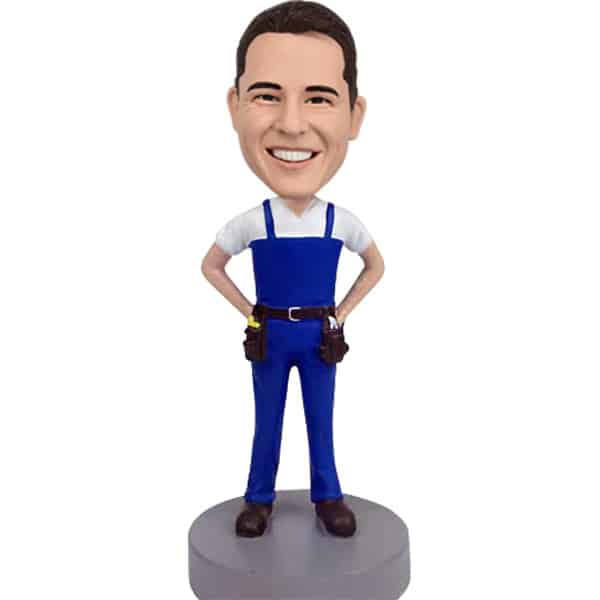 Customized handyman bobbleheads