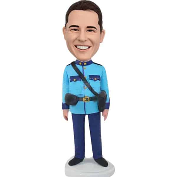 Custom Bobblehead Dolls military in uniform