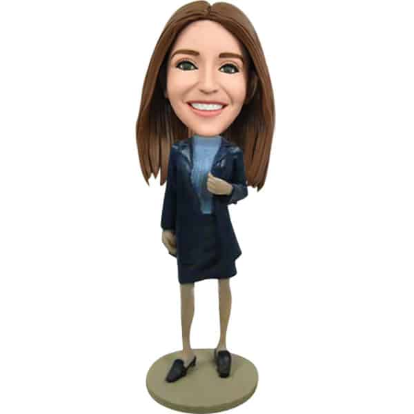 Office Lady CEO custom bobbleheads HR