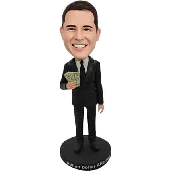 Custom bobbleheads Boss with Dollars money