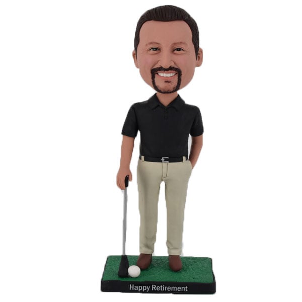 Personalized Custom Golf Bobbleheads Sculpted From Your photo