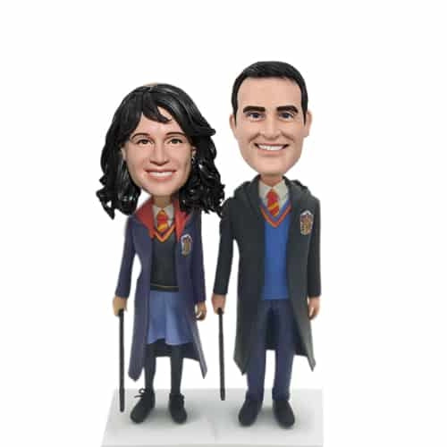 Custom Wedding Bobblehead Cake Toppers Harry Potter