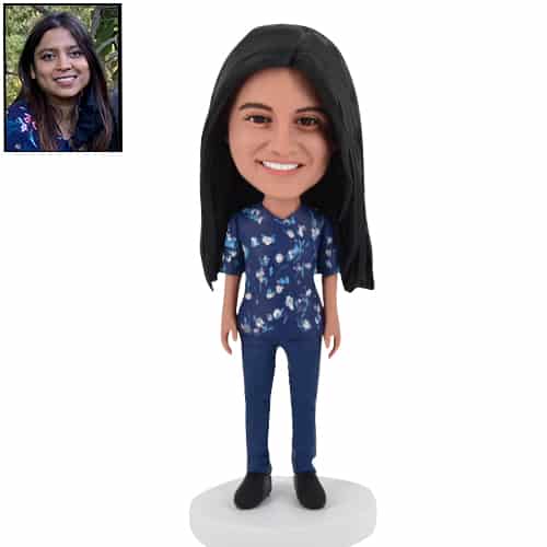 Custom promotional photo bobblehead on sale