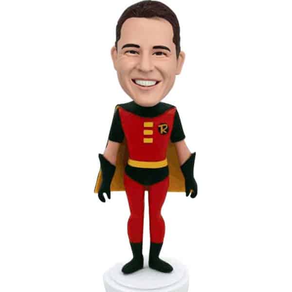 Personalized Bobblehead Superhero Robin