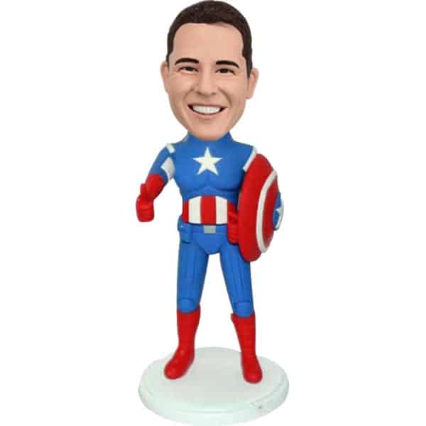 Custom Captain America Bobblehead Dolls