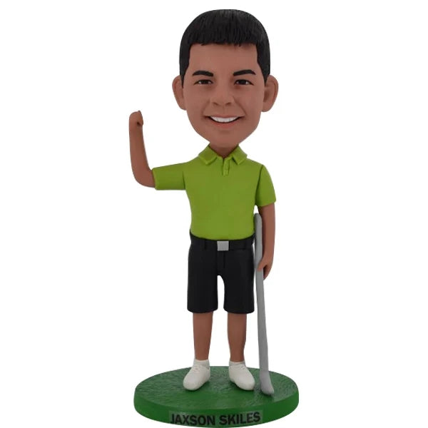 Custom Kid Golfer Bobblehead