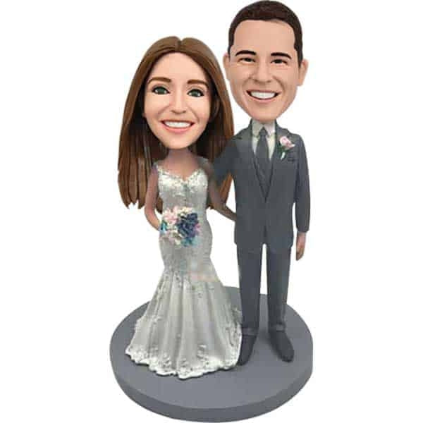 Wedding Cake Topper Bobble Head