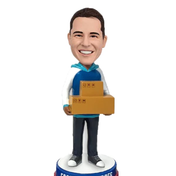 Custom bobbleheads mail carrier delivery Driver Postal Caregiver