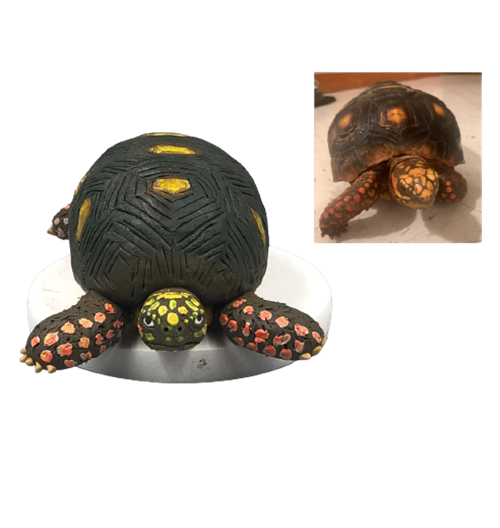 Custom tortoise animal bobblehead turtle pet