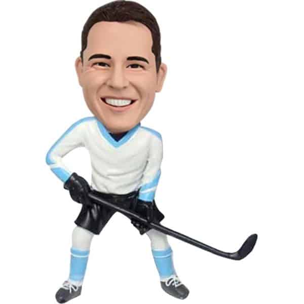 Custom Bobblehead Ice Hockey Player, Sports Bubblehead