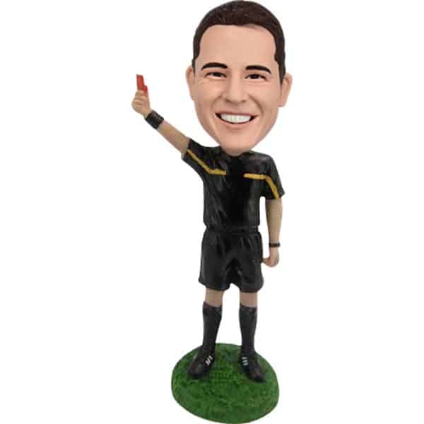 Custom Coach Ref Bobblehead with Whistle