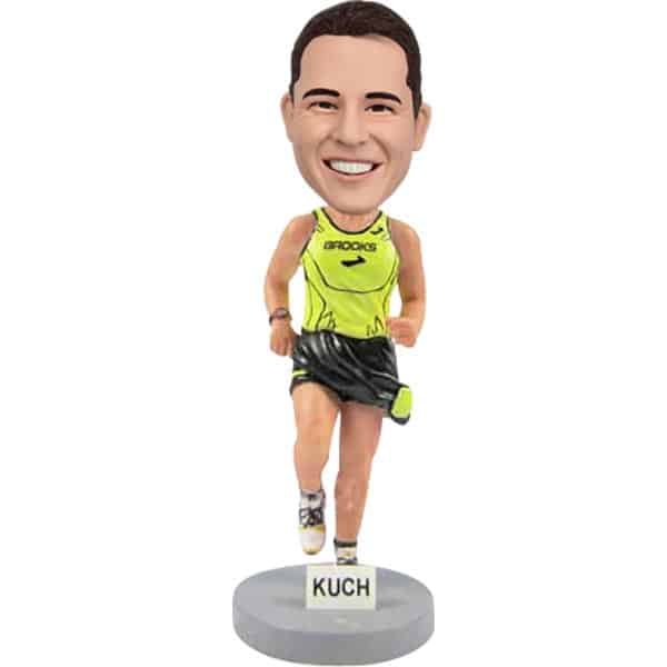 Running Custom Bobbleheads triathlon