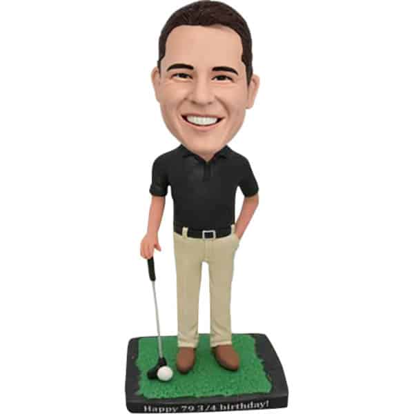 Bobblehead golf gift for man, golf gift for women, golf gifts for dad