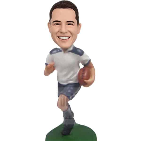 Custom Rugby Player Bobblehead