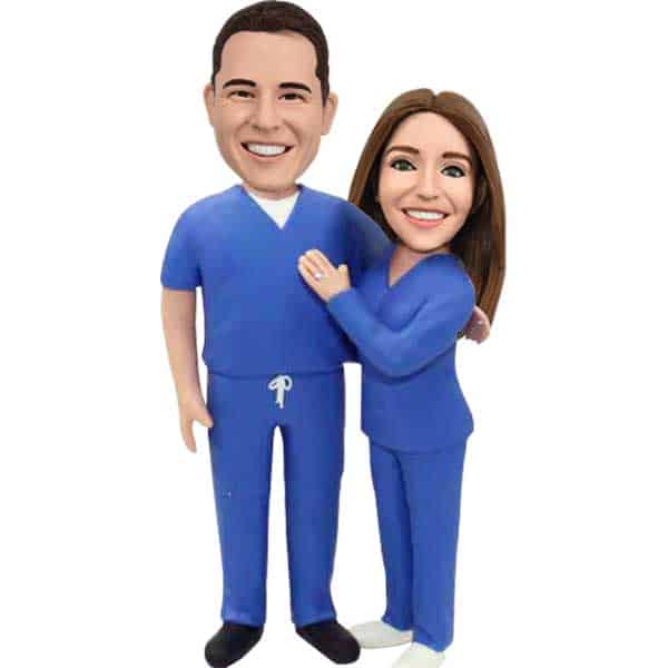 Custom surgery and nurse bobbleheads