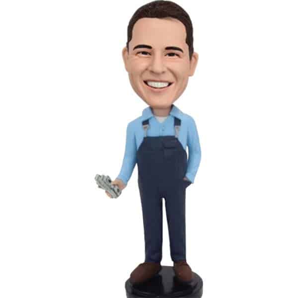 handy man’s pay day bobblehead custom