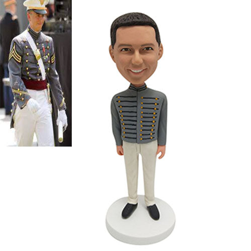 Personalized west point bobblehead military