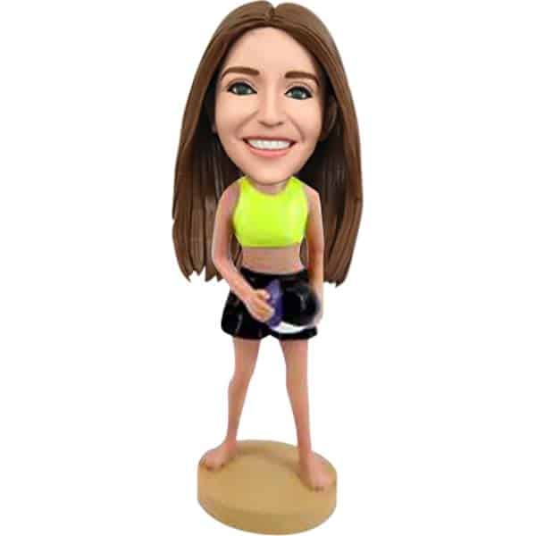 Custom bobblehead Beach volleyball