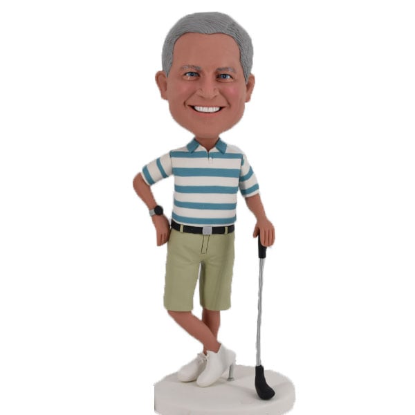 Personalized bobblehead golfers