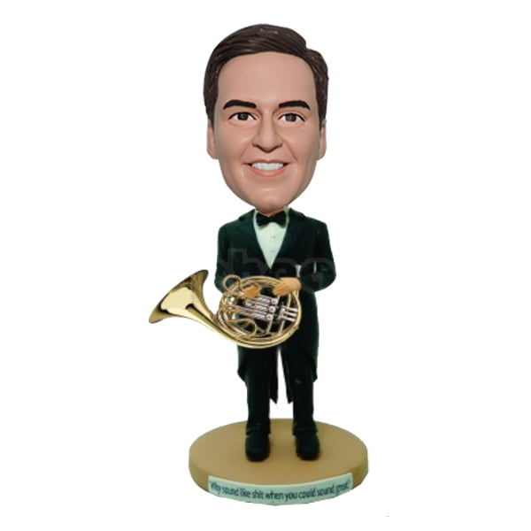 Bobblehead with Horn