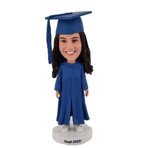 Make a graduation bobblehead