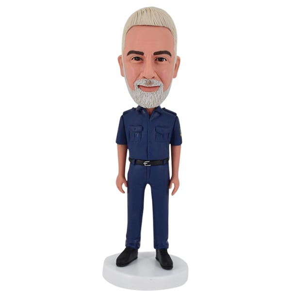 Bobblehead custom Boarder service officer