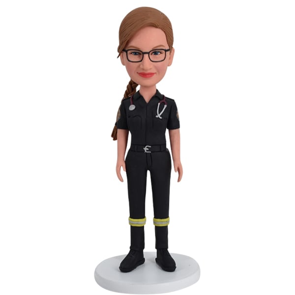 Paramedic Bobblehead Female healthcare professional