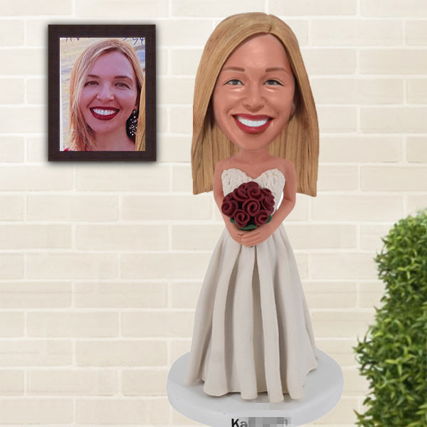 Design Your Own Bride Bobble Head Cake Topper