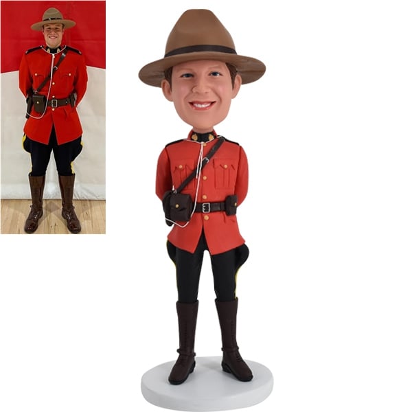 Canadian Mountie Custom Bobble Head