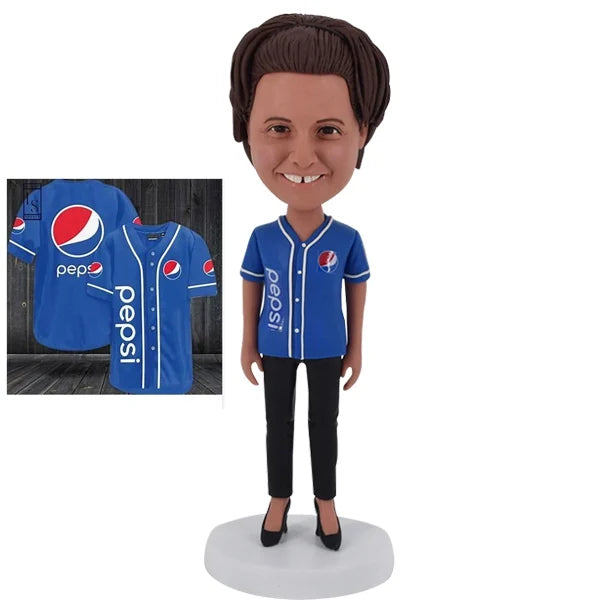 Bobblehead with Custom Jersey from picture