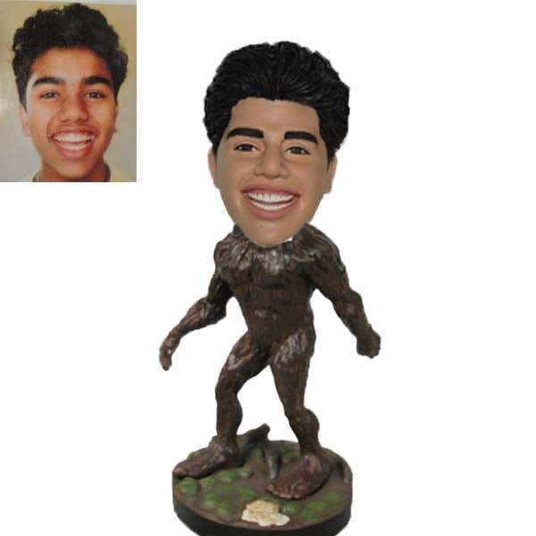 Custom Bigfoot Bobble Head Wild Man