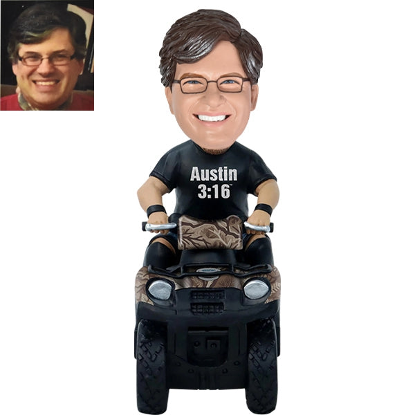 Custom Bobblehead on ATV