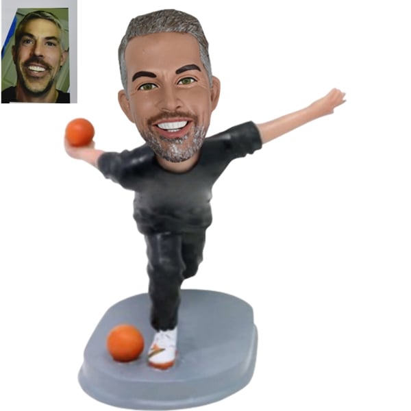 Custom Bobblehead Bocce Player