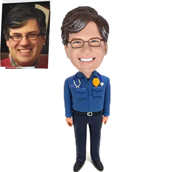 Custom Bobble Head EMT Emergency Medical Technician