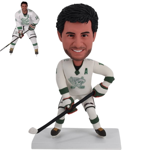 Hockey Bobblehead personalized from photo