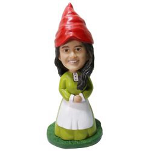 Garden Gnome Custom bobblehead Female