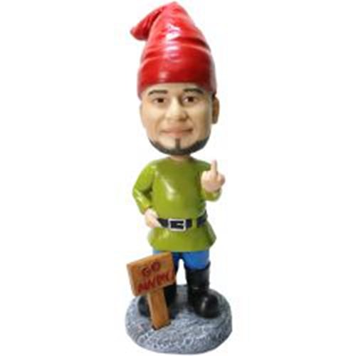 Garden Gnome bobblehead looks like you