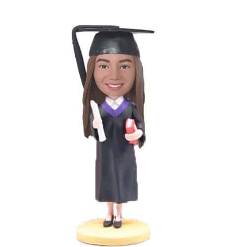 Graduate Gift custom figurine Bobblehead