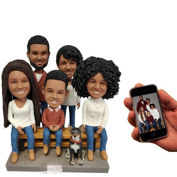 Family Bobbleheads from Photo
