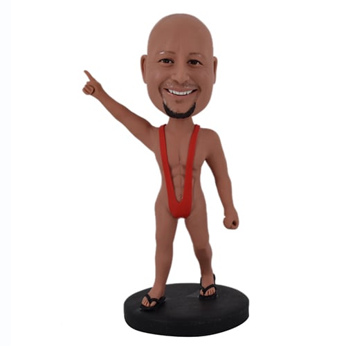 Custom personalized bobblehead Mankini