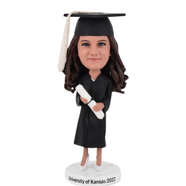 Graduation Bobble Head University of Kansas